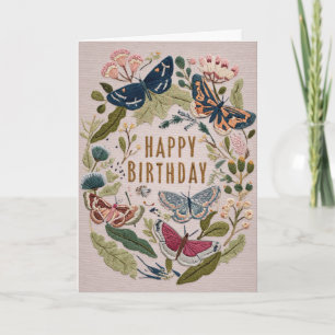 Pretty Floral Birthday Card