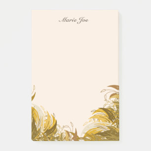 Pretty Floral Boarder Prints Personalised Post-it Notes