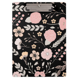 Pretty Floral Botanical Clipboard