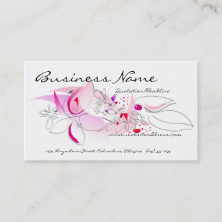 Pretty Floral Business Cards