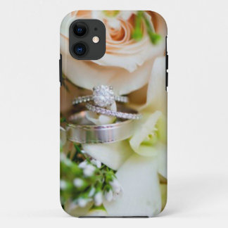pretty-floral-dc-wedding-ring-shot-Rebekah-Hoyt-Ph iPhone 11 Case