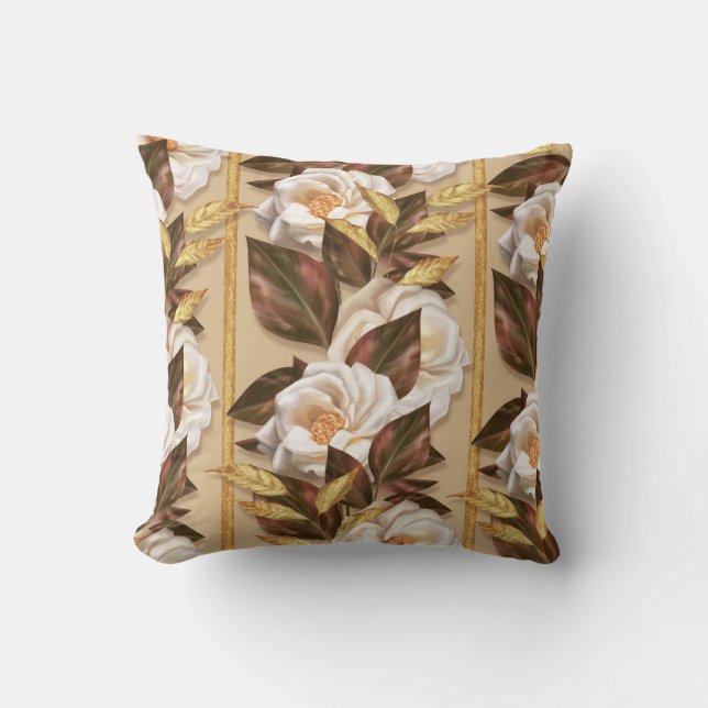 Pretty floral decorative eye-catching   cushion (Front)