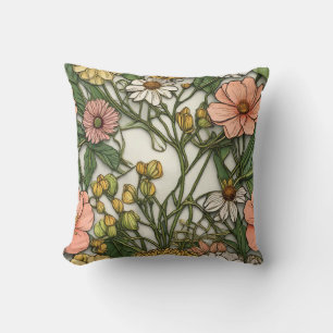 Pretty floral decorative eye-catching cushion