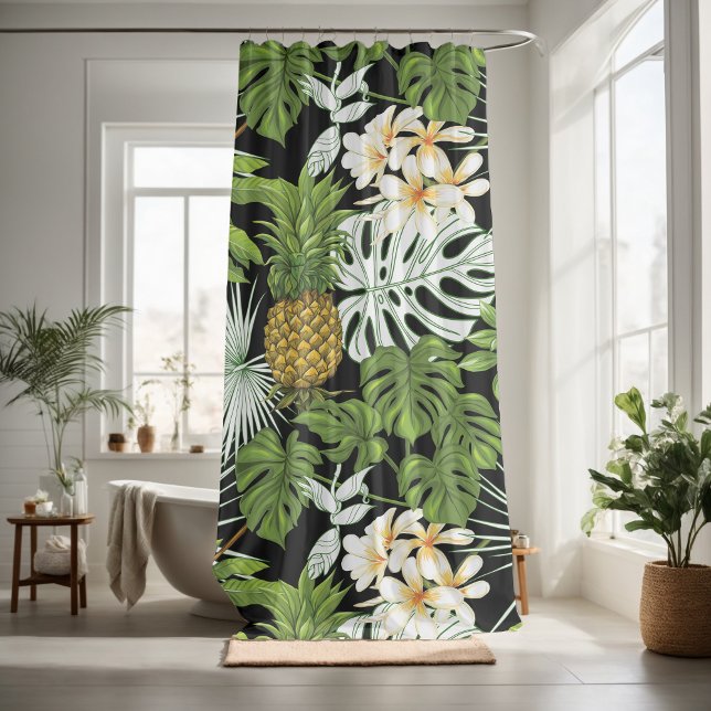 Pretty floral decorative eye-catching  shower curtain (Creator Uploaded)