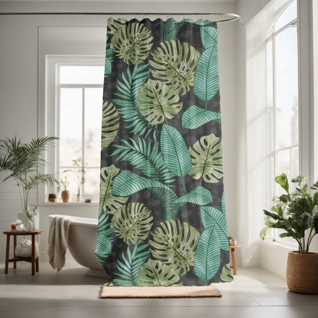 Pretty floral decorative eye-catching  shower curtain (Creator Uploaded)