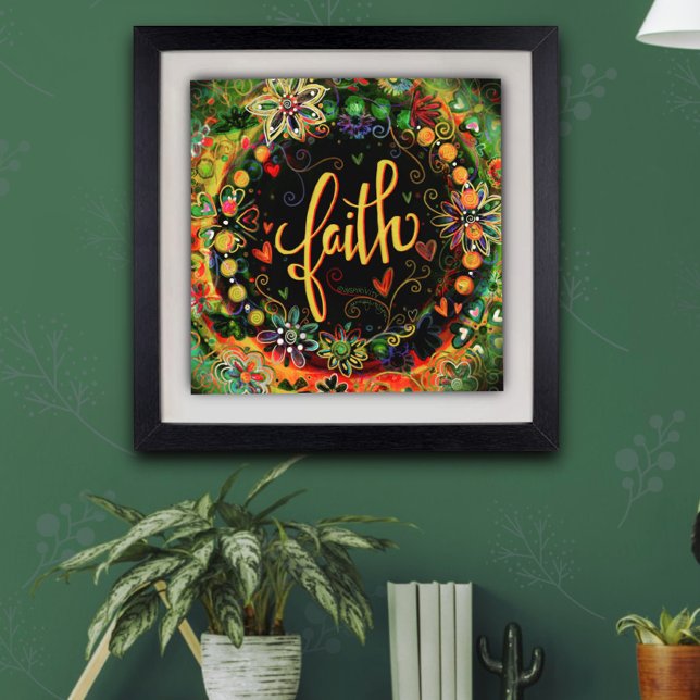 Pretty Floral Elegant Faith Inspirivity  Photo Print (Creator Uploaded)
