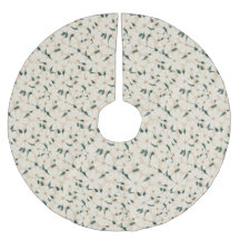 Pretty Floral Festive Cream and Green Flowers