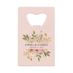 Pretty floral garden wedding favour