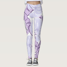 Pretty floral garden white and purple modern