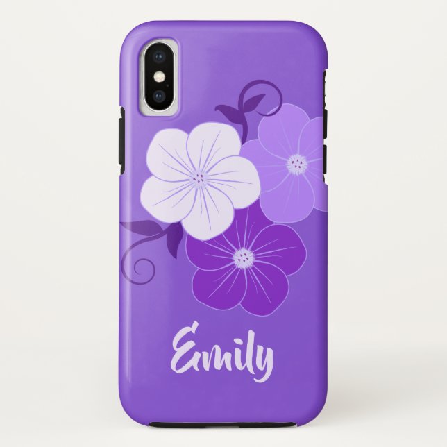 Pretty Floral Illustration Case-Mate iPhone Case (Back)