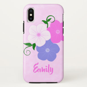 Pretty Floral Illustration iPhone X Case