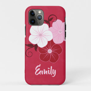 Pretty Floral Illustration iPhone 11 Pro Case