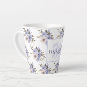 Pretty Floral Latte Mug
