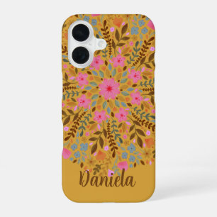 Pretty Floral Mandala Iphone Case for Her