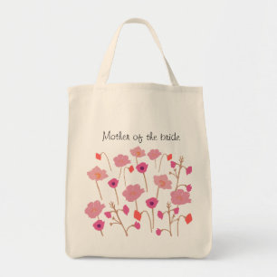 Pretty Floral Mother Of The Bride Tote Bag