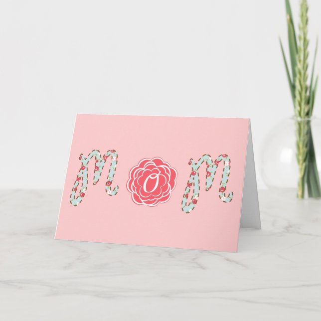 Pretty Floral Mum Mother's Day Card (Front)