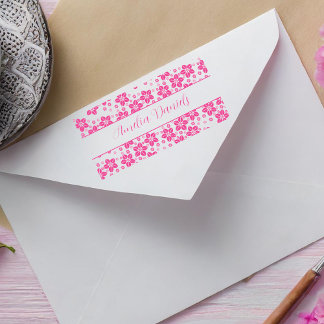 Pretty Floral Name Stamp