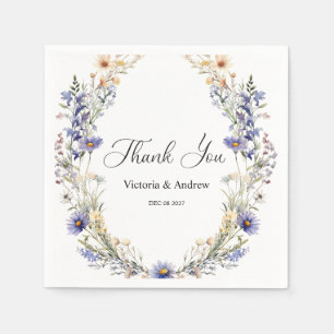 Pretty Floral Napkin