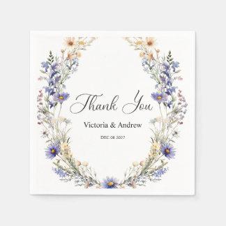 Pretty Floral  Napkin