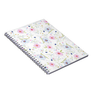 Pretty Floral Pattern Notebook