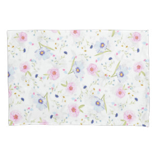 Pretty Floral Pattern Pillowcase