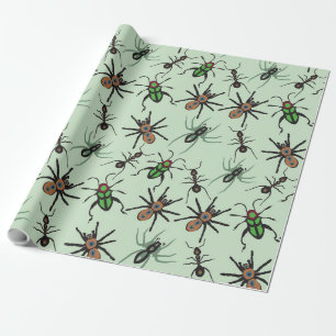 Pretty Floral Pattern Wrapping Paper