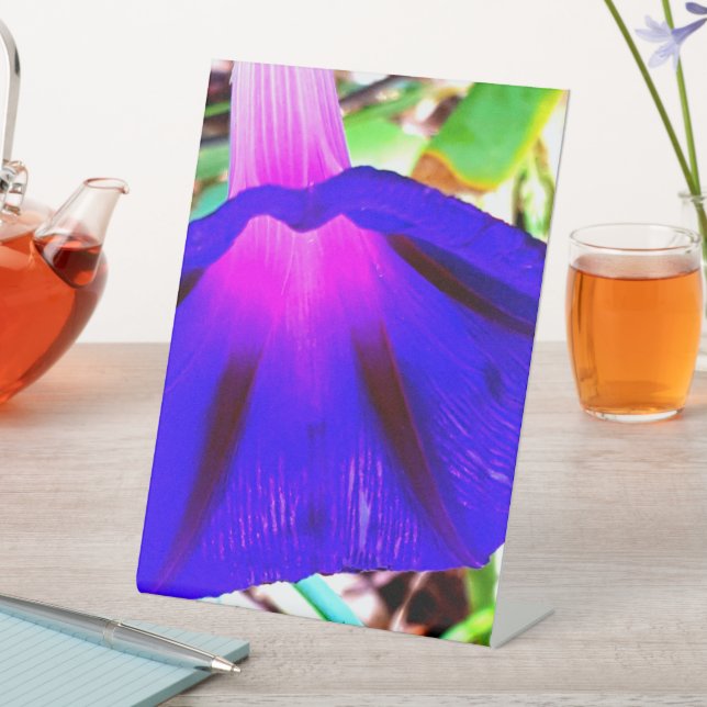 Pretty Floral  Pedestal Sign (In SItu)