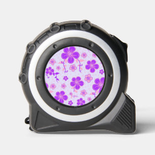 Pretty Floral Print Purple and Pink on Lavender 1