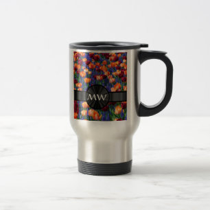 Pretty floral Tulip flowers Travel Mug