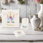 Pretty Floral Unicorn Stone Coaster<br><div class="desc">Add a touch of magic to your everyday routine with our Pretty Floral Unicorn Coaster – the perfect accessory for unicorn lovers of all ages! This charming coaster features a beautifully detailed unicorn adorned with a vibrant floral crown, making it a delightful blend of whimsy and elegance. What makes this...</div>