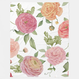 Pretty Flower 60x80 Fleece Blanket