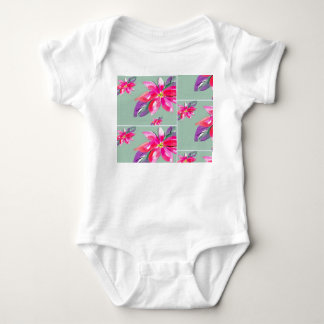 Pretty flower baby  suit bodysuit
