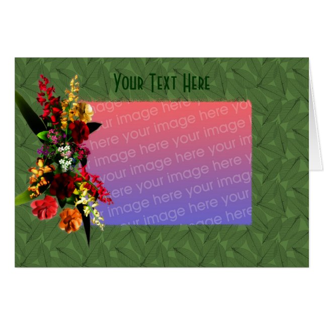 Pretty Flower Bouquet Photo (Front Horizontal)