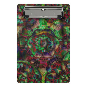 Pretty Flower Burst Abstract Mini Clipboard