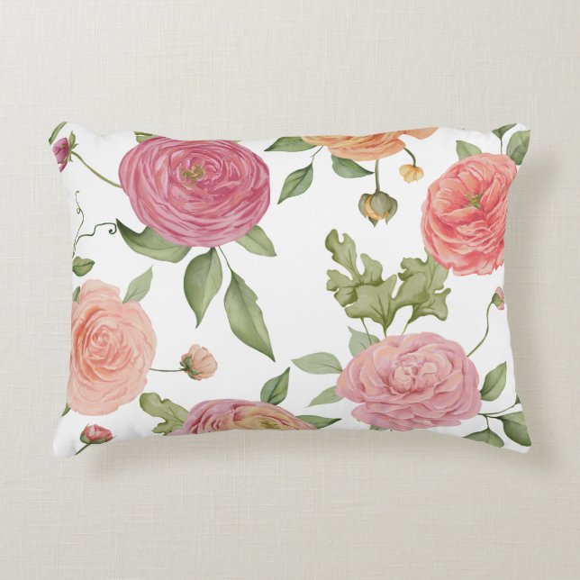 Pretty Flower Decorative Cushion (Front)