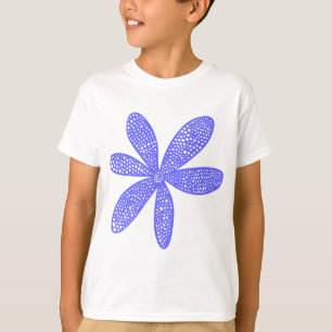 Pretty Flower - Electric Blue T-Shirt
