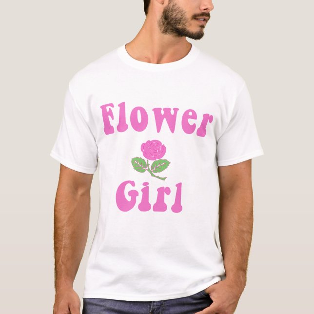 Pretty Flower Girl Products T-Shirt (Front)