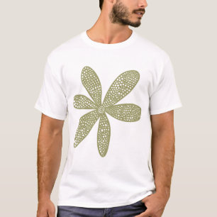 Pretty Flower - Khaki T-Shirt