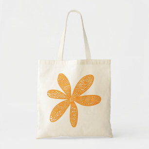Pretty Flower - Light Orange Tote Bag