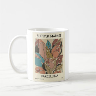 Pretty Flower Market Design Coffee Mug