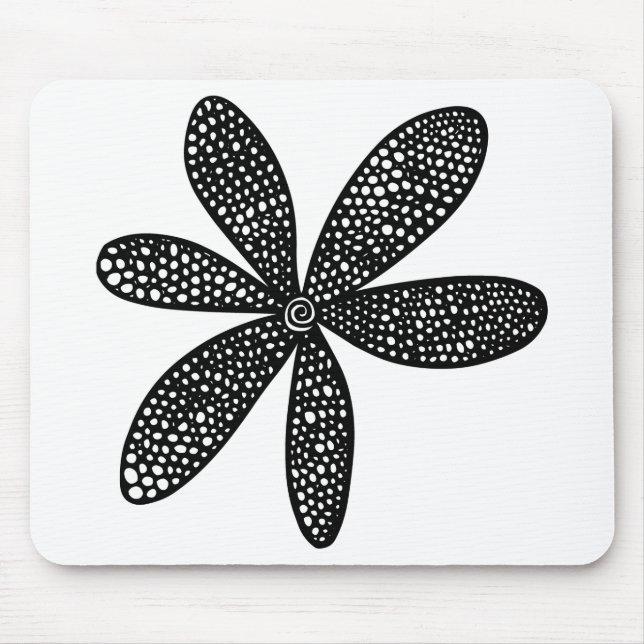 Pretty Flower Mouse Mat (Front)