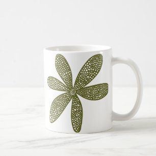 Pretty Flower - Olive Drab Coffee Mug