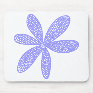 Pretty Flower - Pastel Blue Mouse Mat