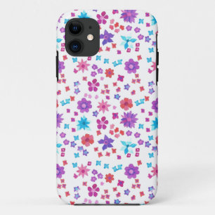 Pretty Flower-Power Iphone 5 CaseMate Barely There iPhone 11 Case