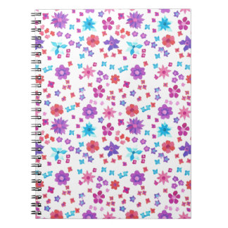 Pretty Flower-Power Spiral Notebook or Journal