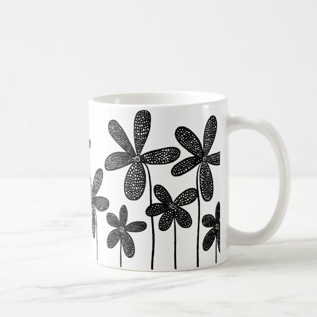 Pretty Flowers Coffee Mug (Right)