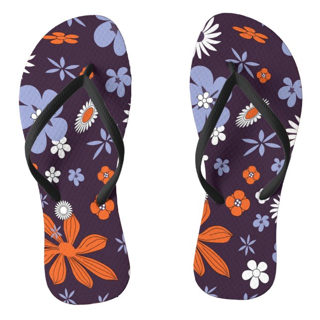 Pretty Flowers  Flip Flops (Footbed)