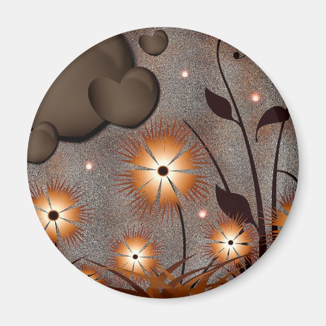 Pretty Flowers Magnet (Front)