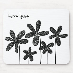 Pretty Flowers Mouse Mat