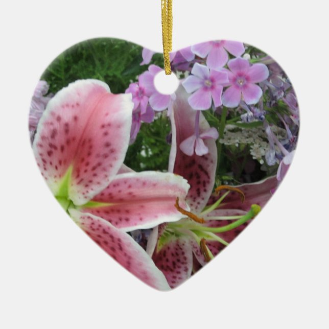 Pretty Flowers Ornaments (Front)